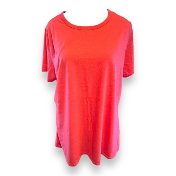 Women’s torrid 1 Pink Everyday Signature Jersey Crew Neck Tee 14 16 1X 1XL - Picture 1 of 9